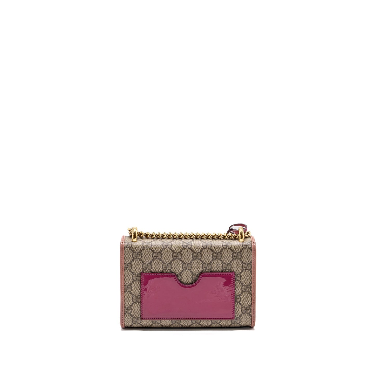 Gucci padlock crossbody bag canvas / patent multicolour