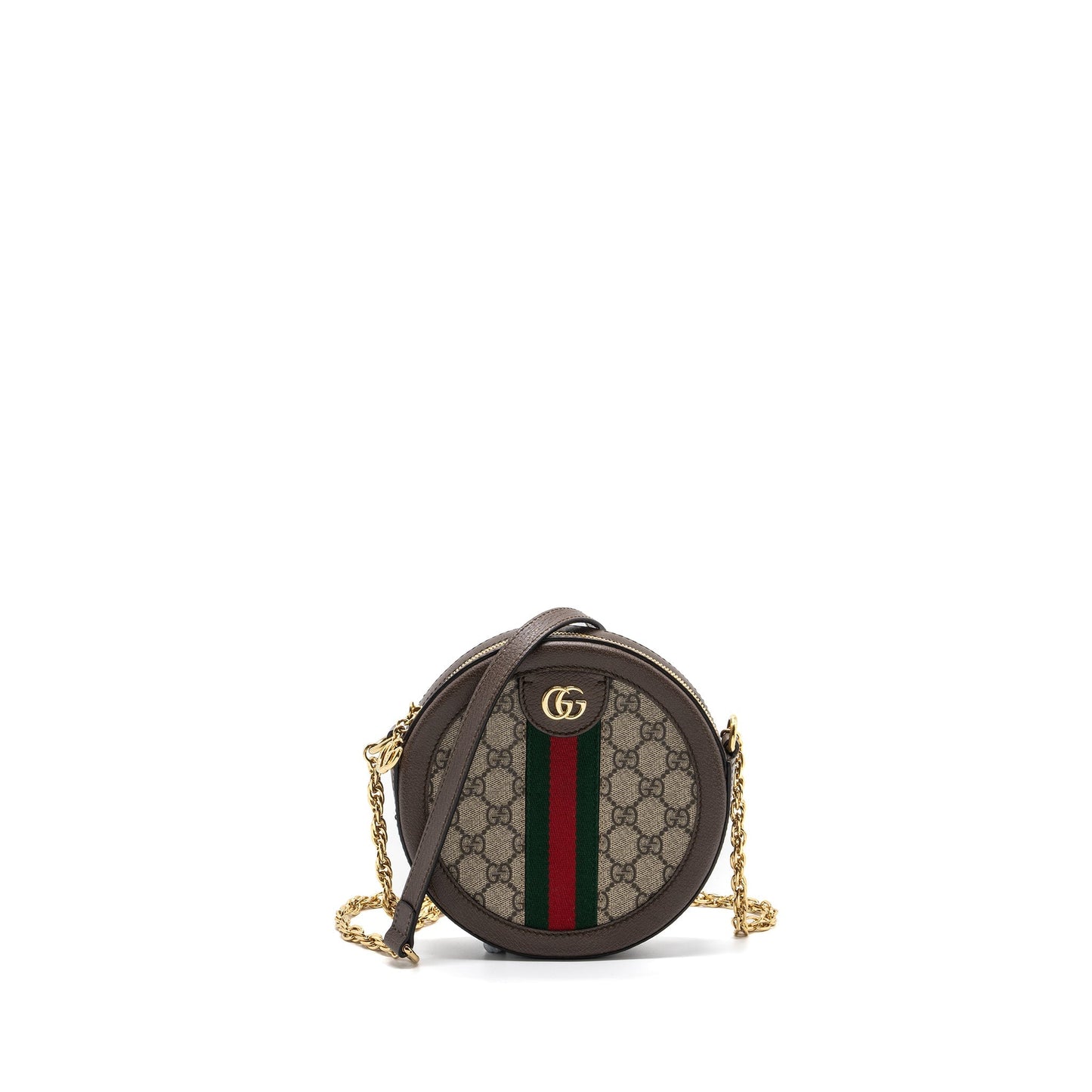 Gucci Mini Ophidia GG Round Shoulder Bag GG Supreme Canvas