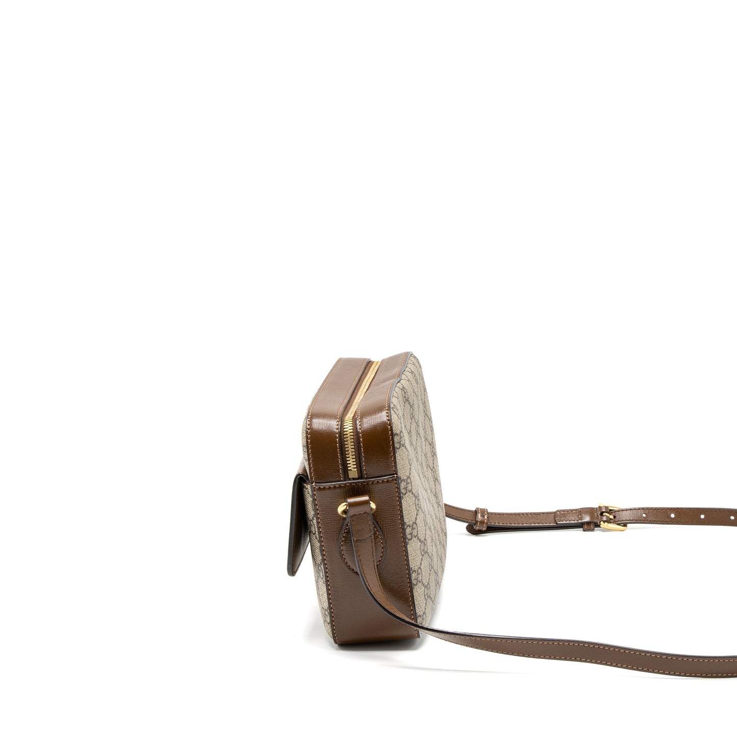 Gucci Small Horsebit 1955 Shoulder Bag GG Supreme Canvas