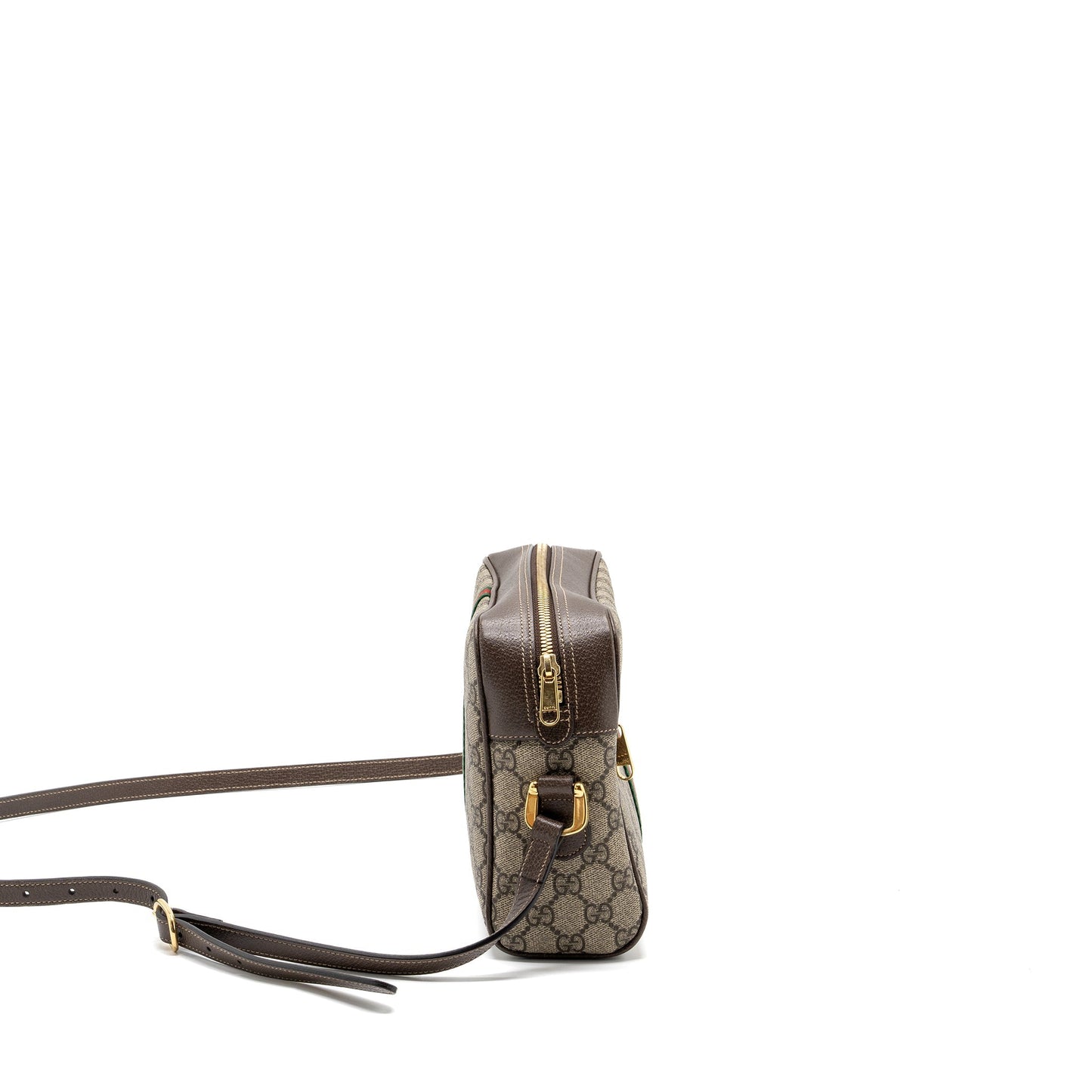 Gucci Ophidia GG supreme zip crossbody bag Canvas / leather