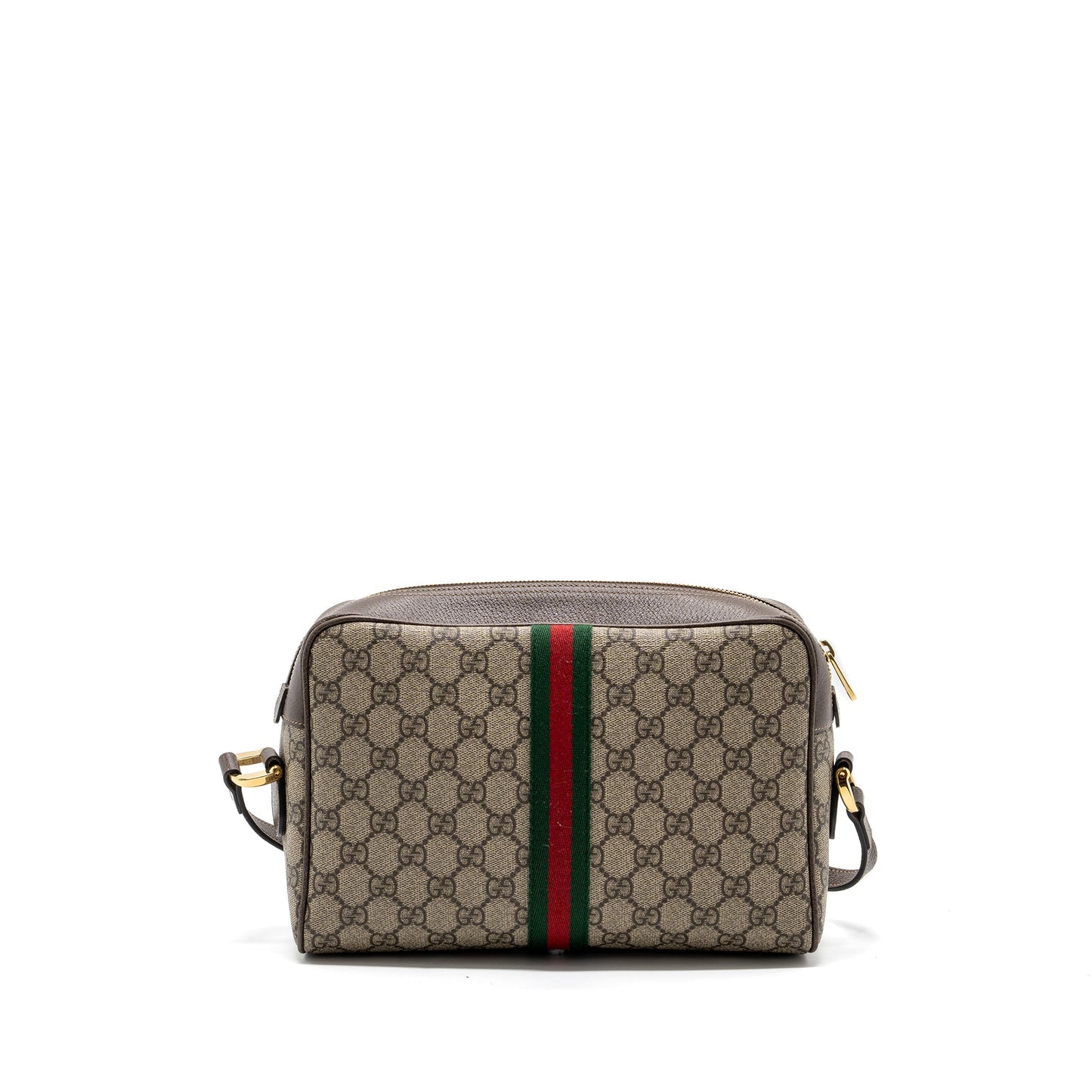 Gucci Ophidia GG supreme zip crossbody bag Canvas / leather