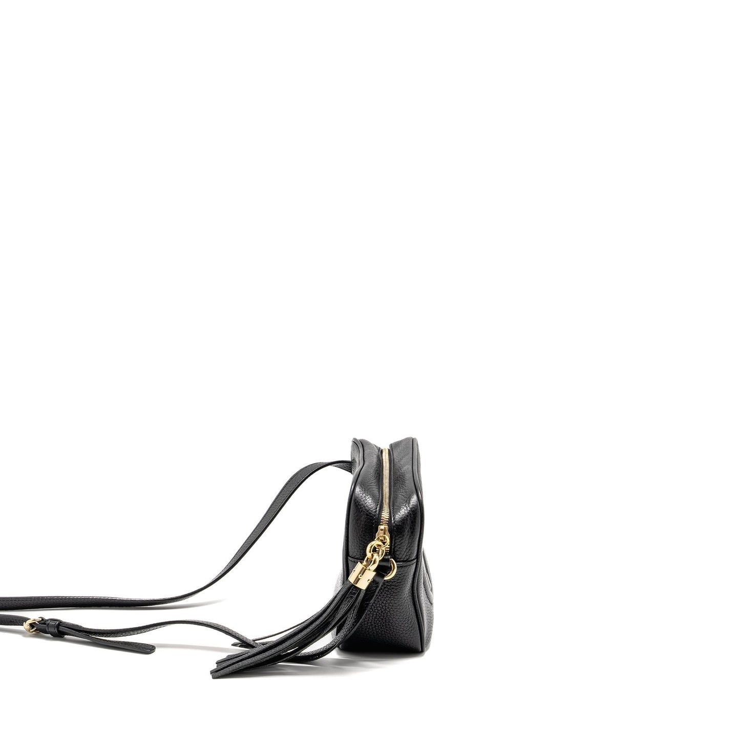 Gucci Soho Disco camera Crossbody Bag Calfskin Black L