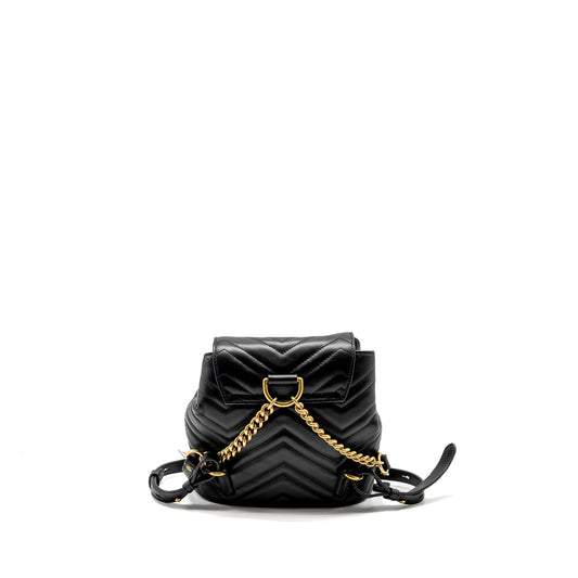 Gucci GG Marmont Backpack Calfskin Black