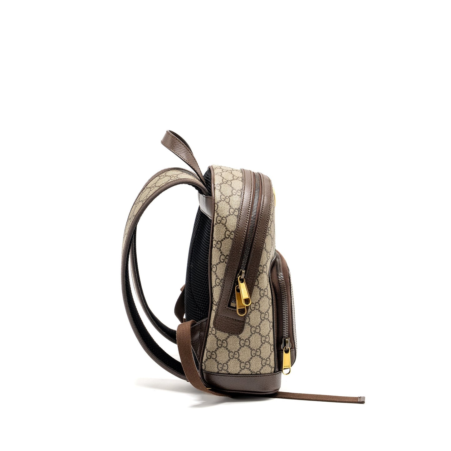 Gucci Small GG Ophidia Backpack GG Supreme Canvas/ Calfskin