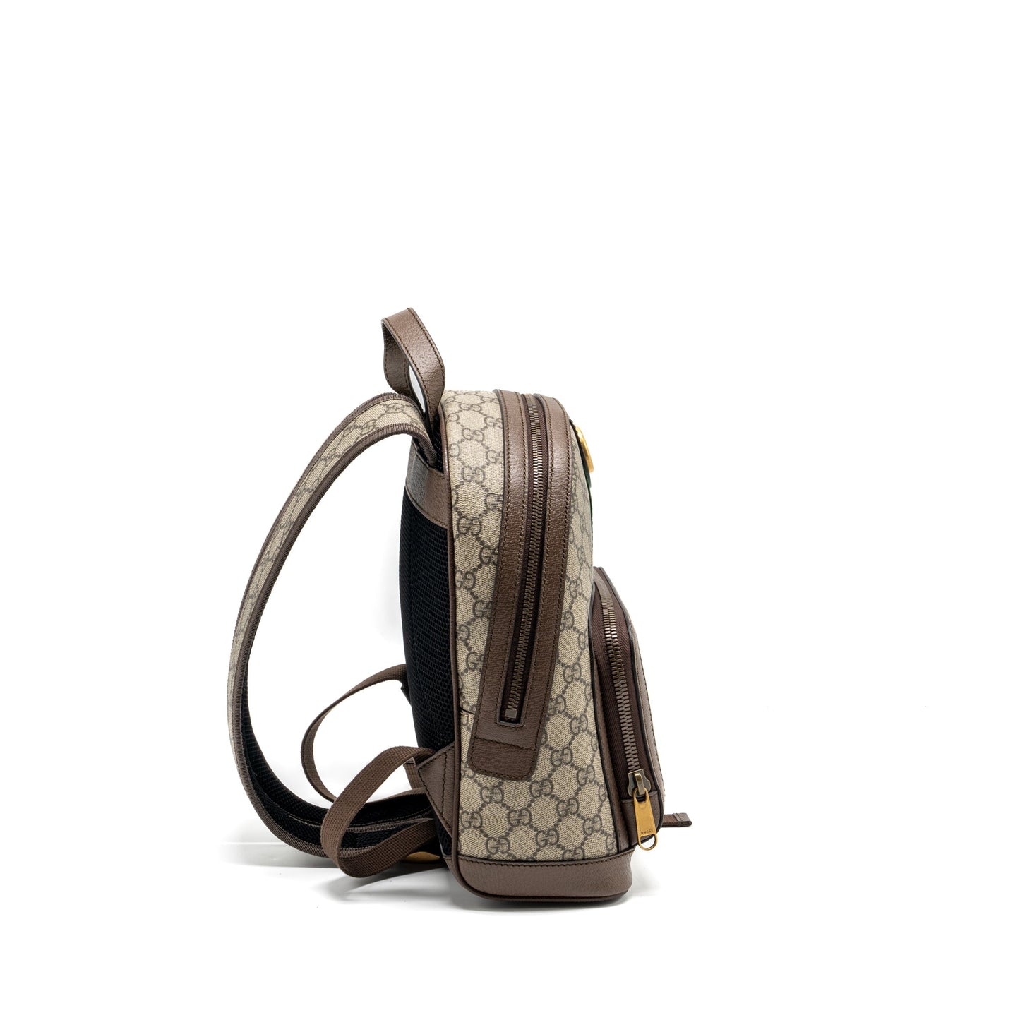 Gucci Ophidia GG Small Backpack GG supreme canvas brown