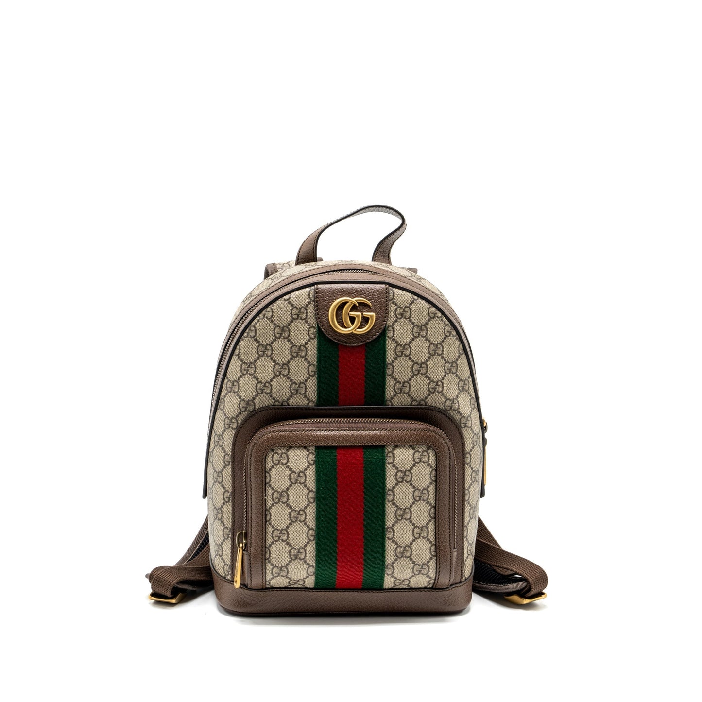 Gucci Ophidia GG Small Backpack GG supreme canvas brown