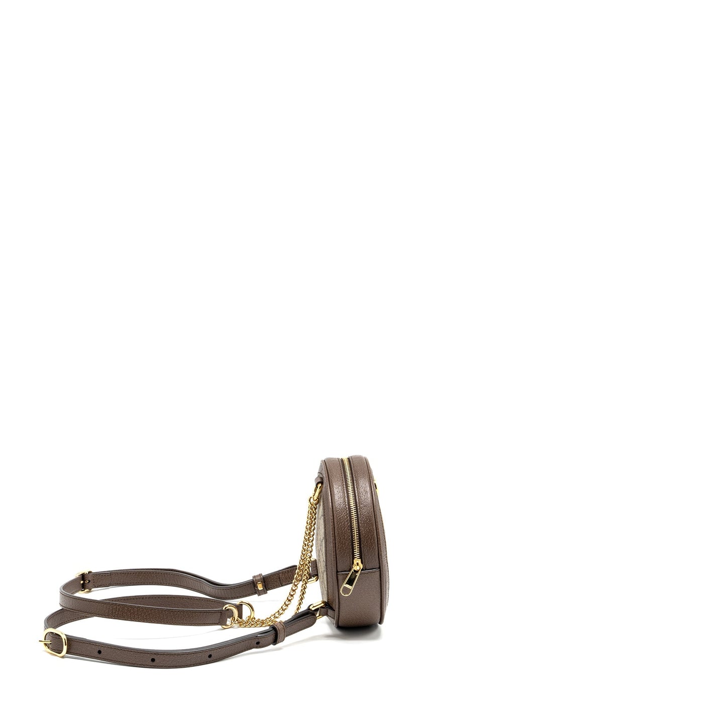 Gucci round Ophidia backpack gg supreme canvas