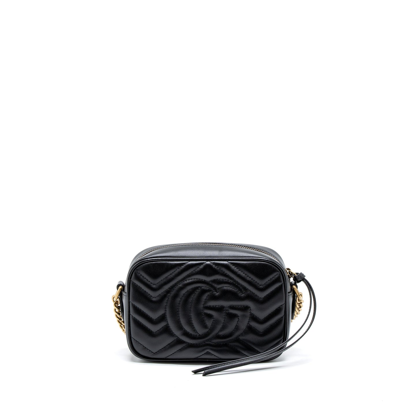 Gucci GG Marmont Matelasse Mini Bag Calfskin Black