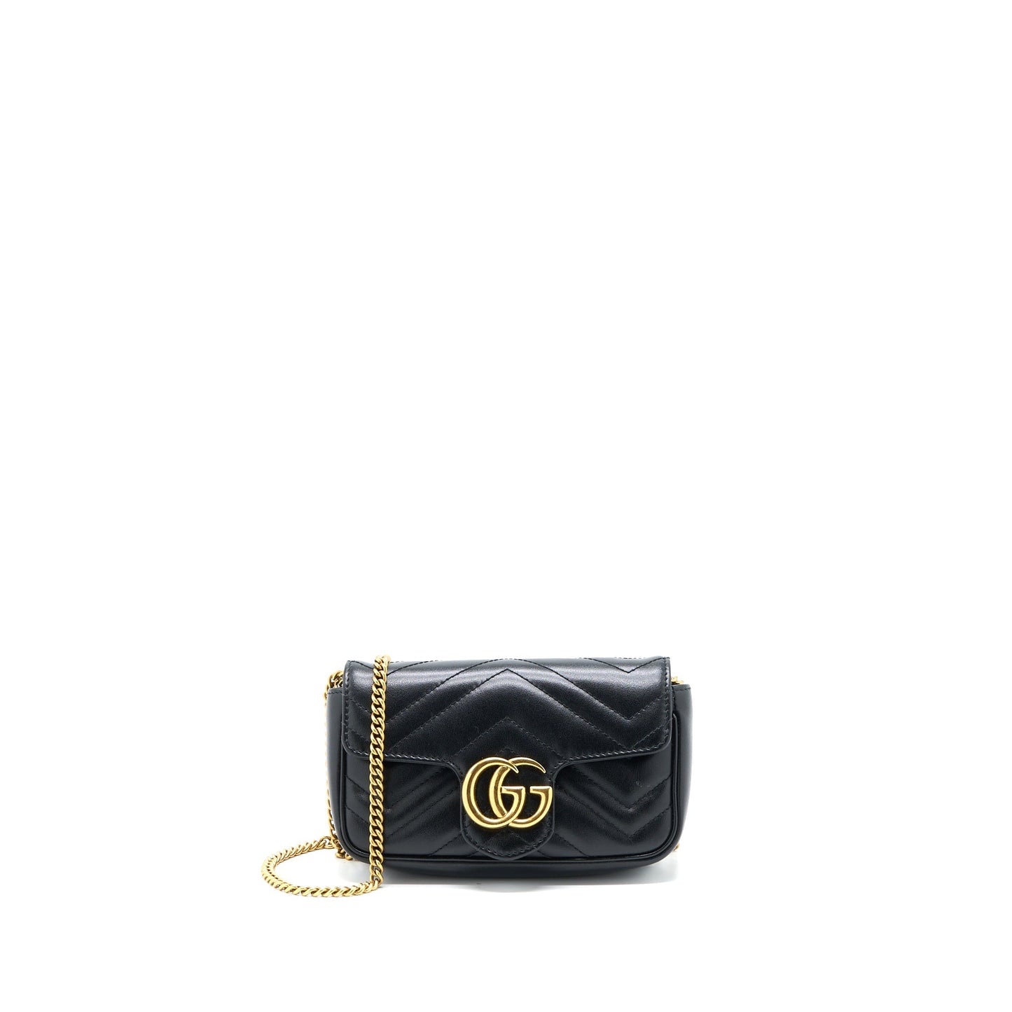 Gucci GG Marmont Super Mini Bag Calfskin Black