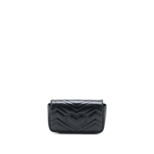 Gucci GG Marmont Super Mini Bag Calfskin Black
