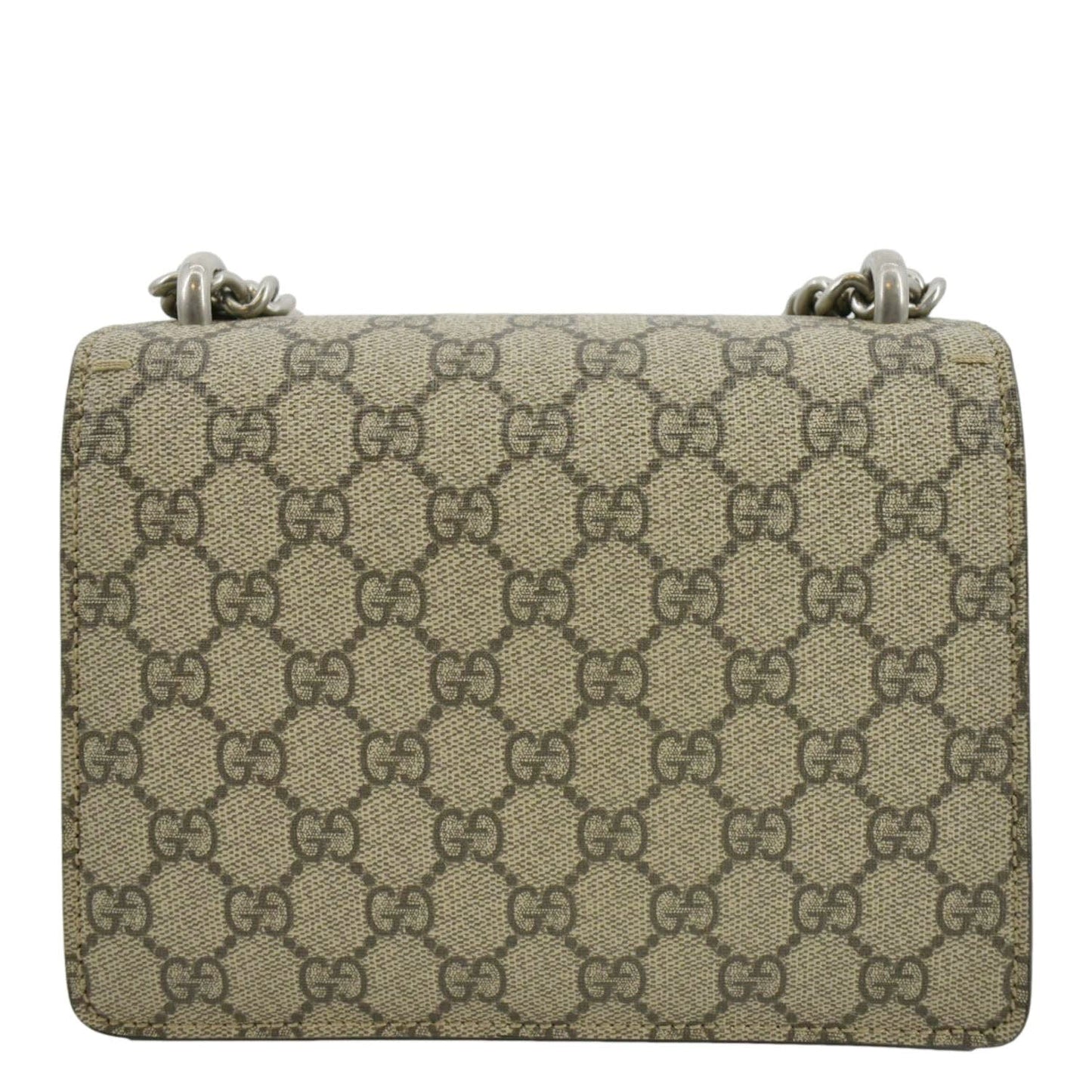 GUCCI Dionysus Mini GG Supreme Canvas Crossbody Bag Beige 421970
