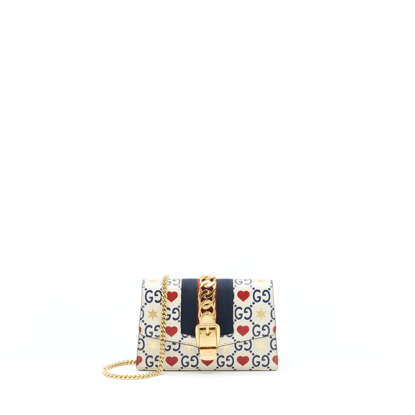 Gucci Mini Sylvie Crossbody Bag White/Multicolour