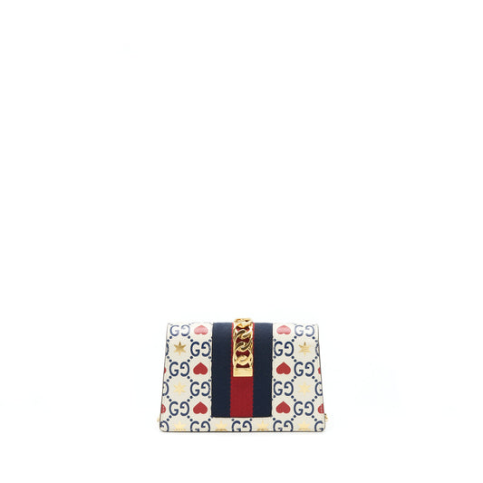 Gucci Mini Sylvie Crossbody Bag White/Multicolour