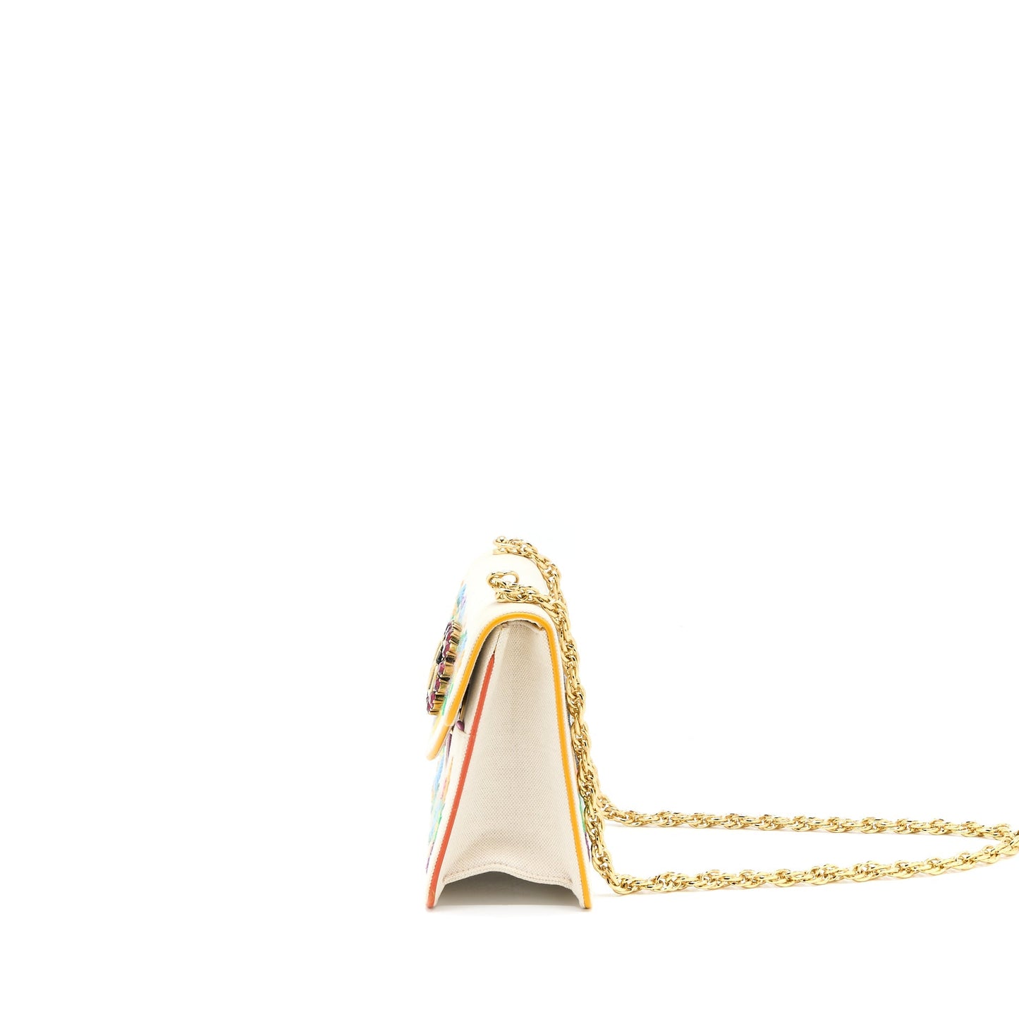 Gucci Crossbody Multicolour Print Fabric White