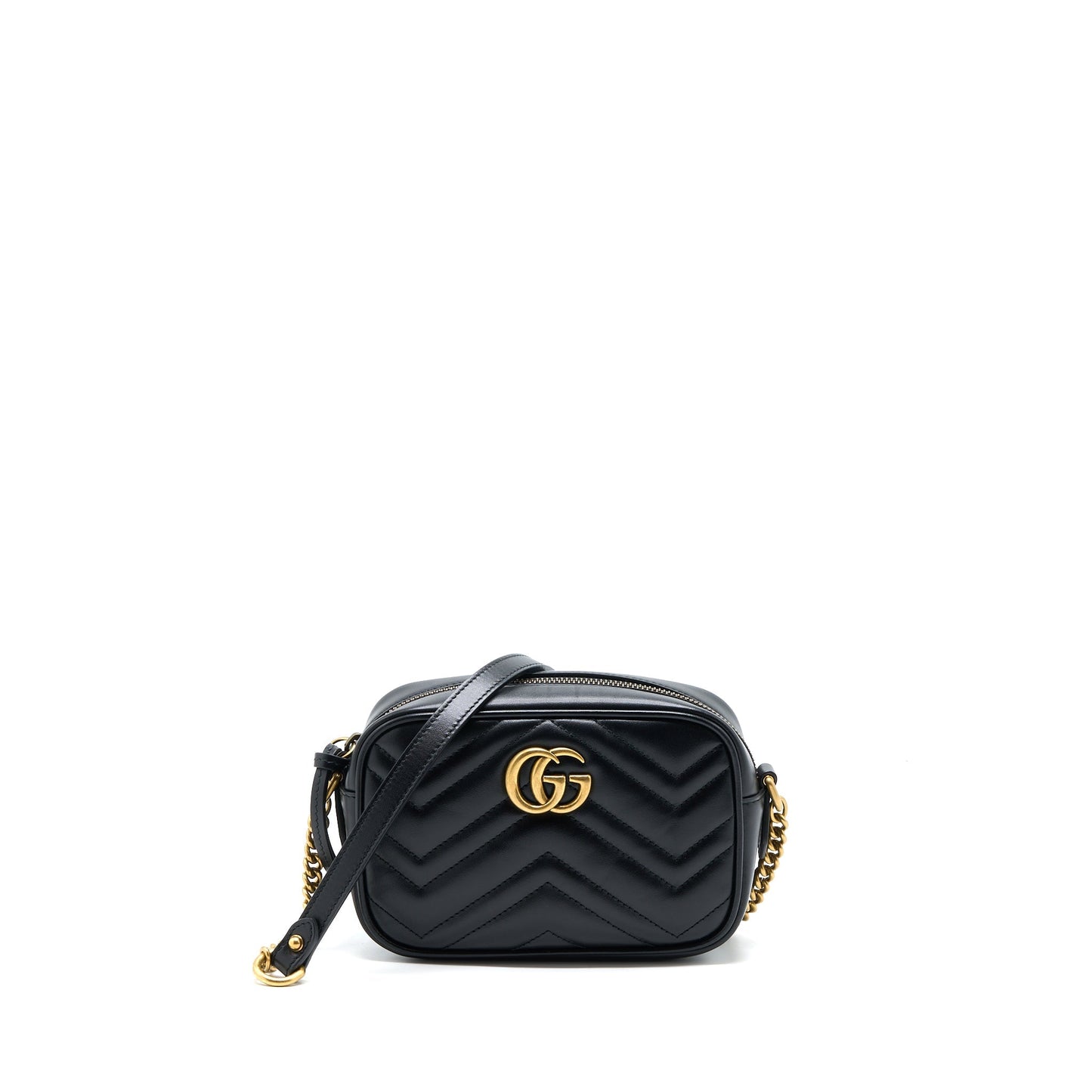 Gucci GG Mini Marmont Matelass� Bag Black
