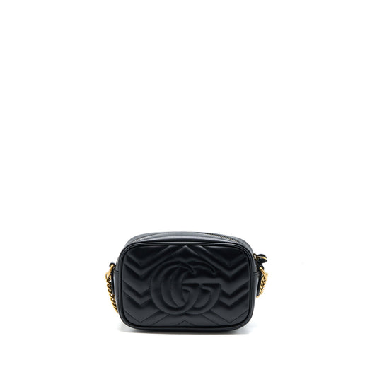 Gucci GG Mini Marmont Matelass� Bag Black