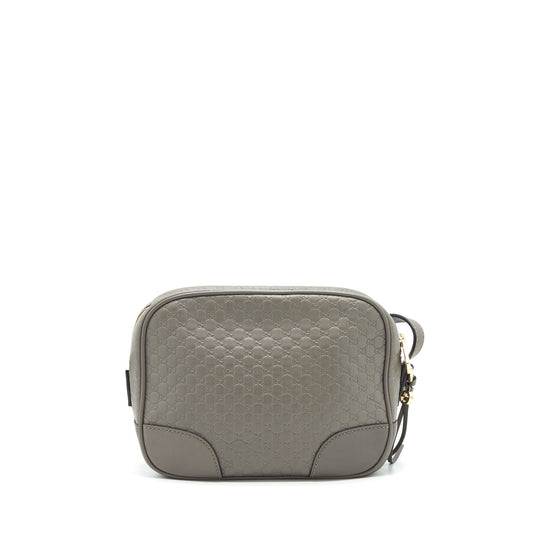 Gucci Guccissima Crossbody Bag Grey L
