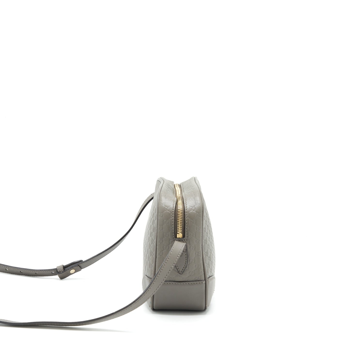 Gucci Guccissima Crossbody Bag Grey L