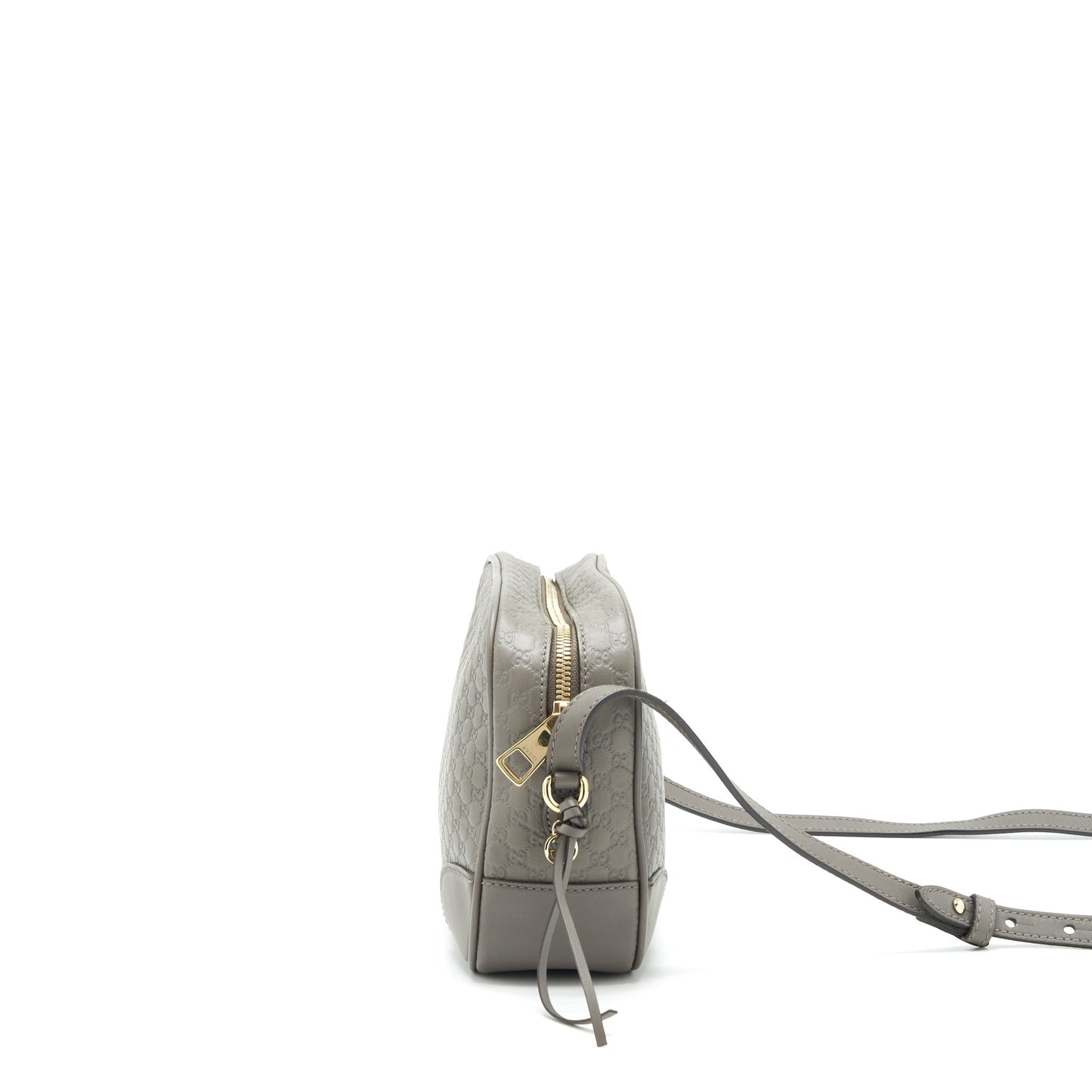 Gucci Guccissima Crossbody Bag Grey L
