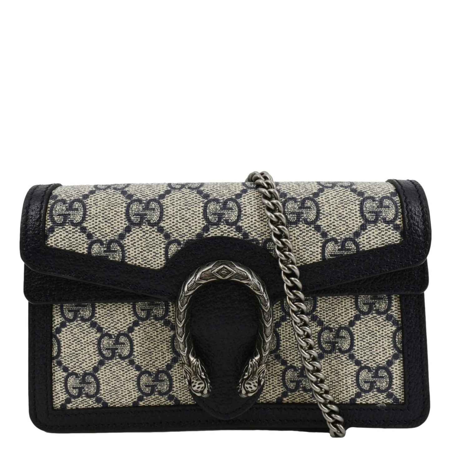 GUCCI Dionysus GG Super Mini Canvas Crossbody Bag Beige 446482