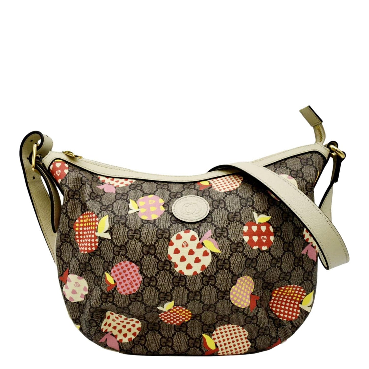 GUCCI Les Pommes GG Canvas Shoulder Bag Multicolor 598125
