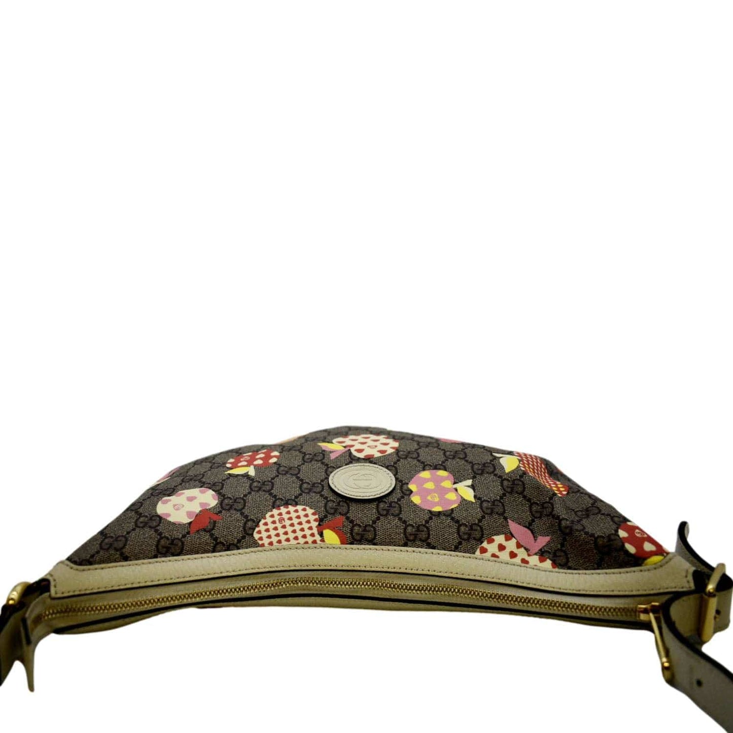 GUCCI Les Pommes GG Canvas Shoulder Bag Multicolor 598125