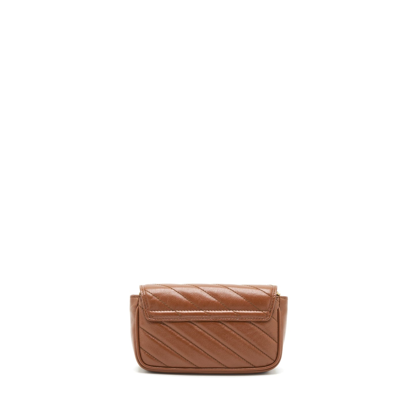 Gucci GG Marmont Matelasse Super Mini Bag Brown