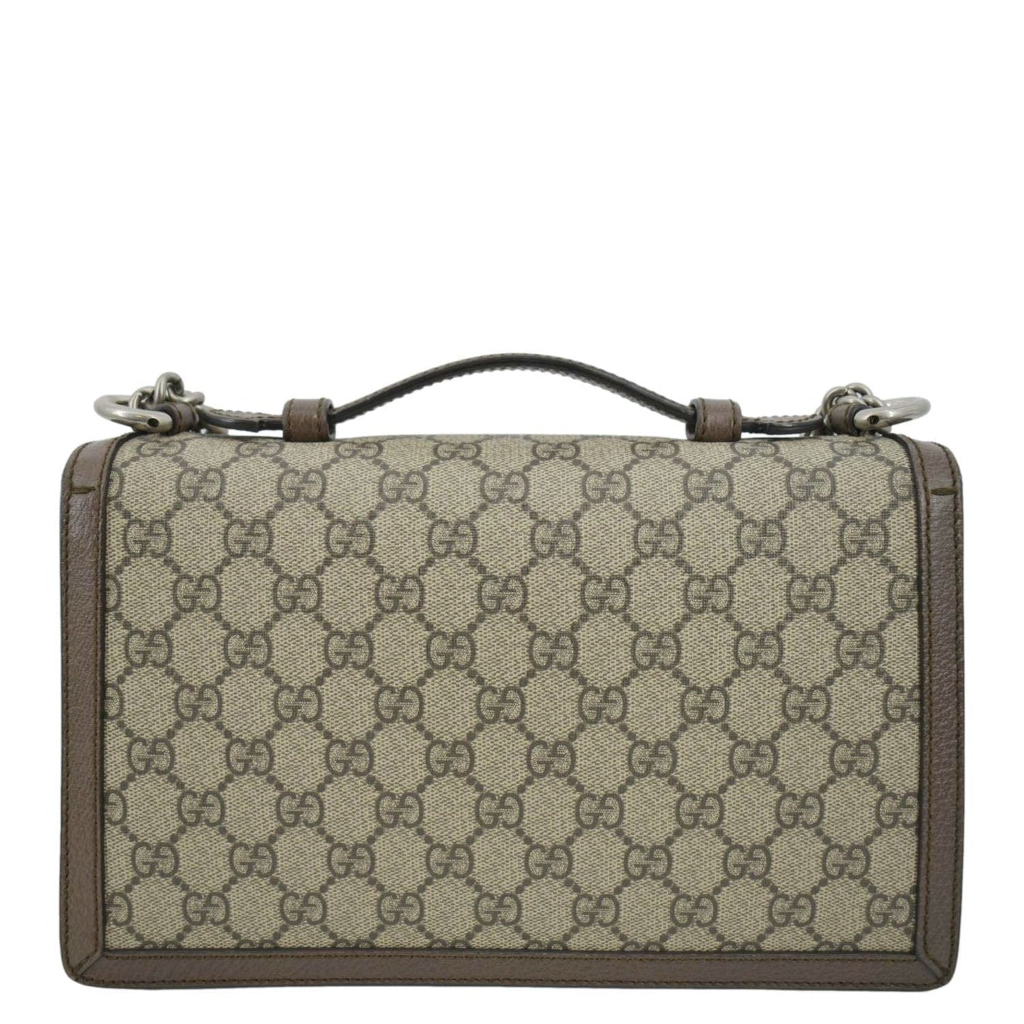 GUCCI Dionysus GG Supreme Top Handle Shoulder Bag Beige 621512