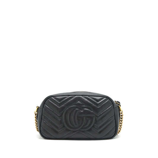 Gucci GG Marmont Small Matelasse Shoulder Bag Black
