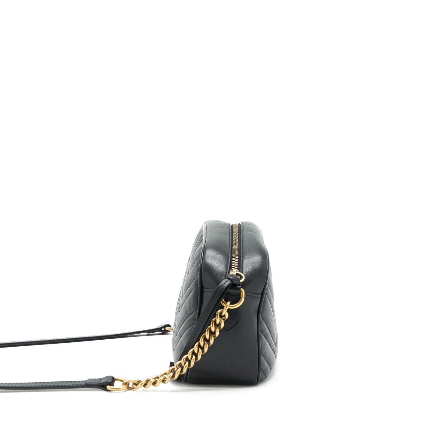 Gucci GG Marmont Small Matelasse Shoulder Bag Black