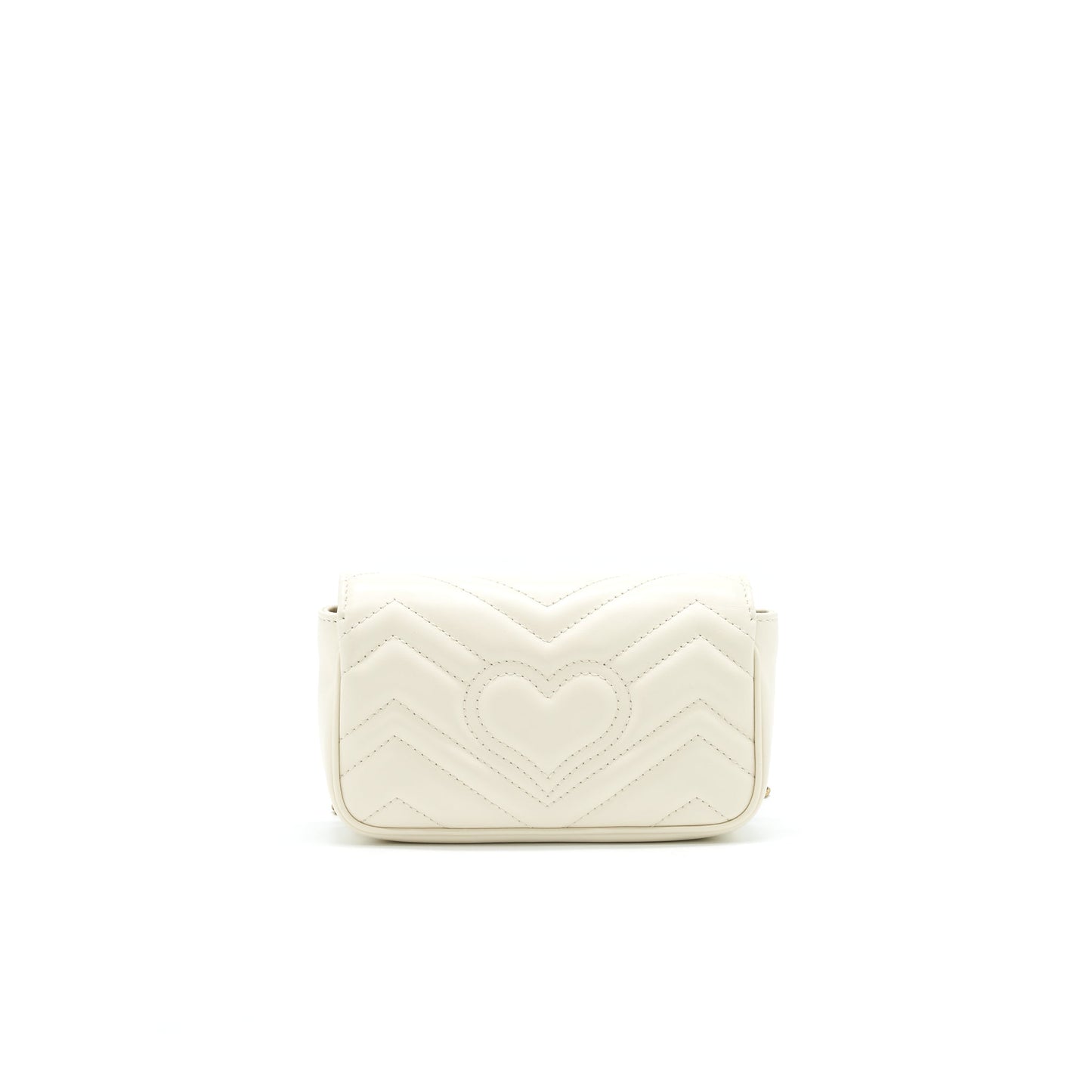 Gucci GG Marmont Super Mini Bag in White
