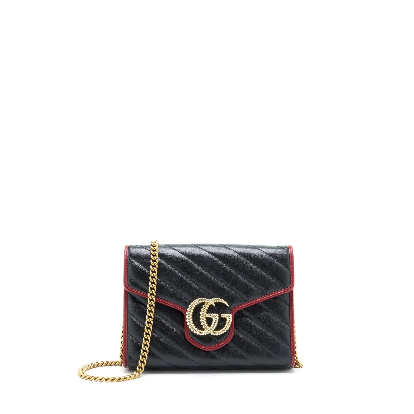 Gucci GG Marmont Wallet On Chain Black