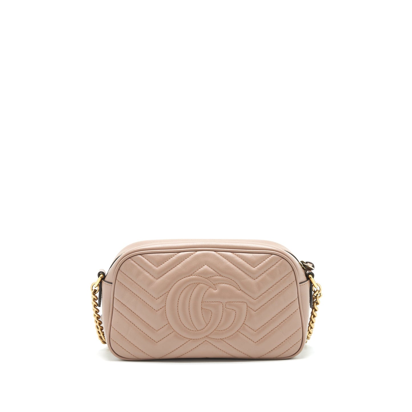 Gucci GG Marmont Small Matelasse Camera Bag Beige