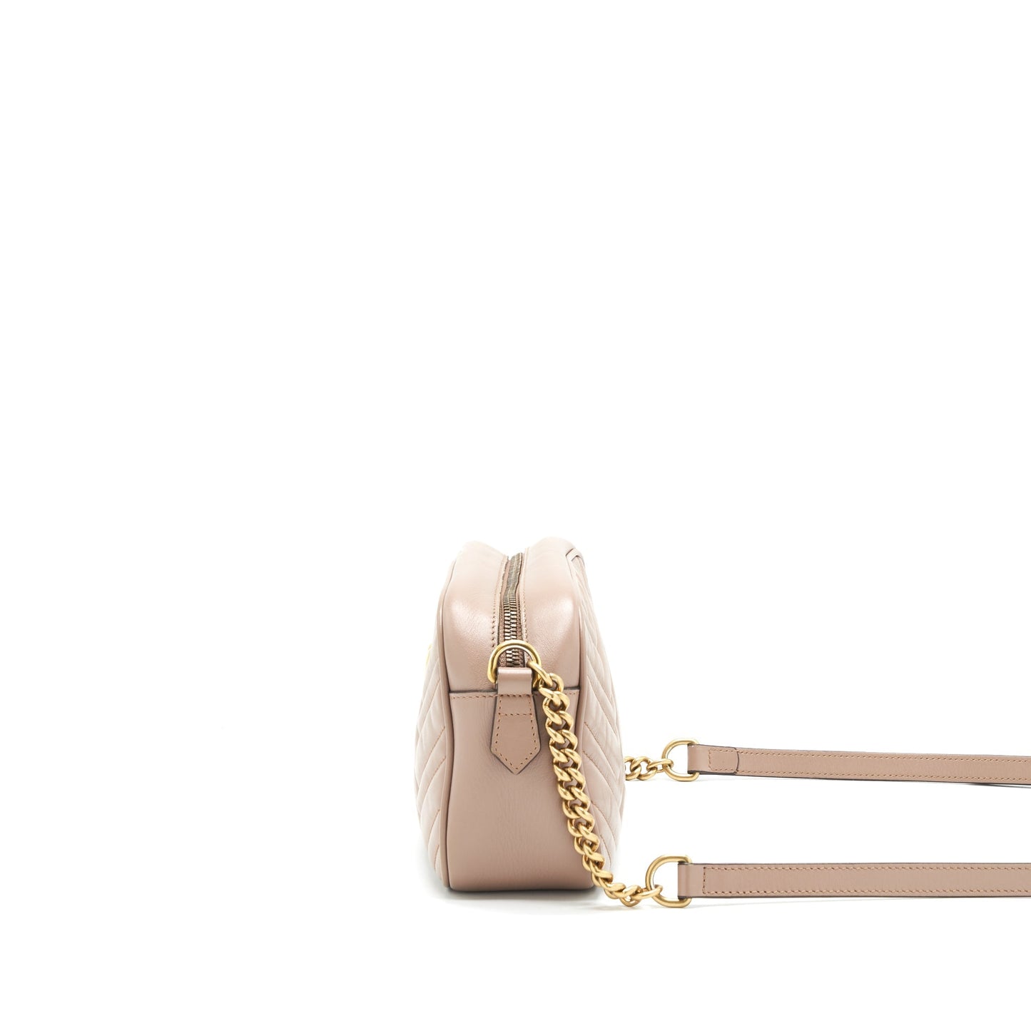 Gucci GG Marmont Small Matelasse Camera Bag Beige