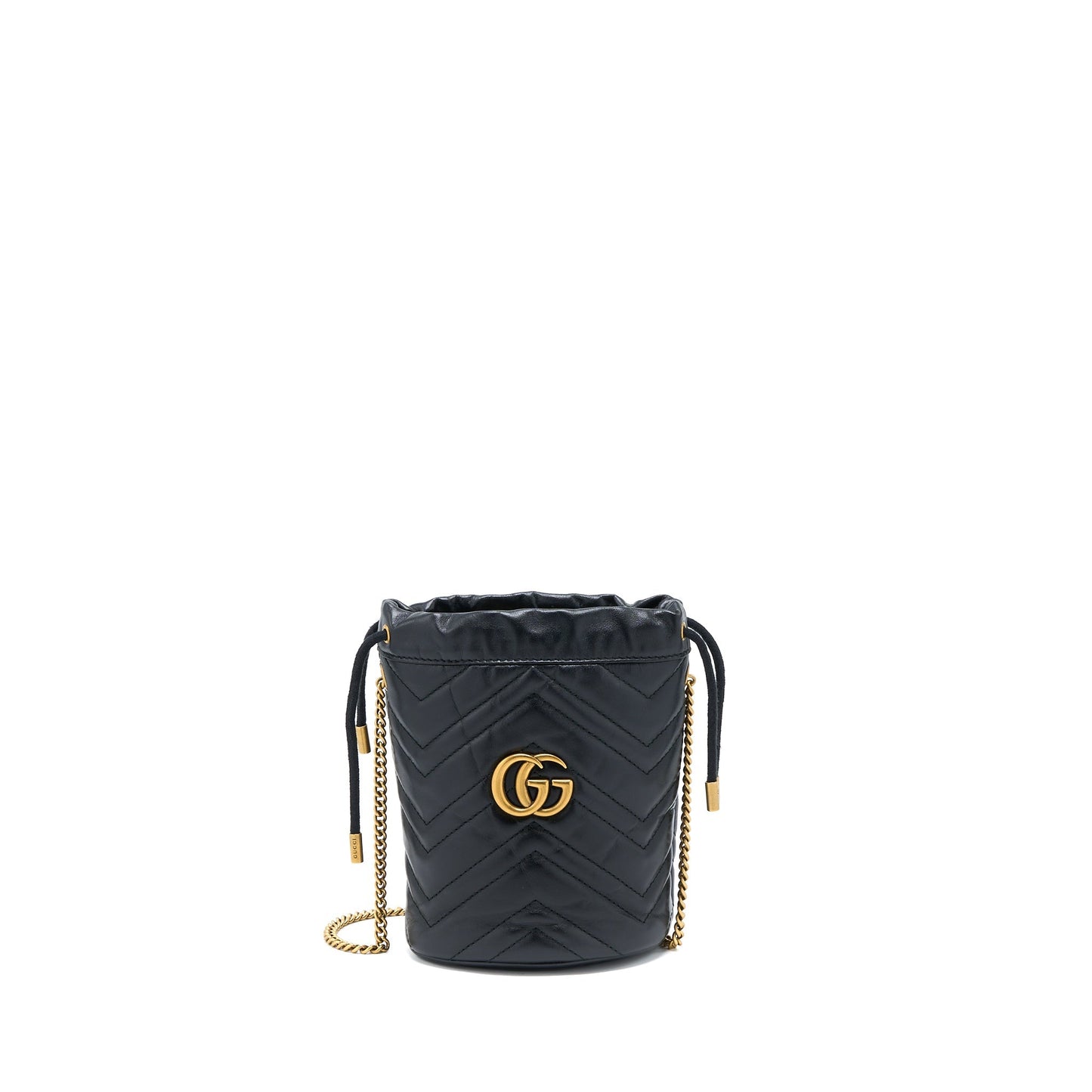Gucci GG Marmont Mini Bucket Black