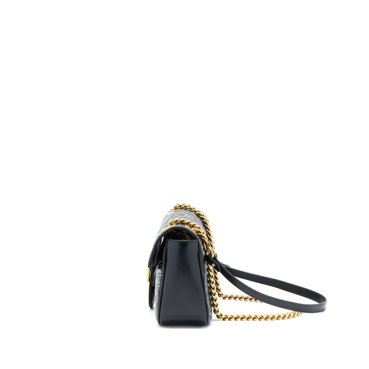 Gucci GG Marmont Small Matelasse Shoulder Bag Black