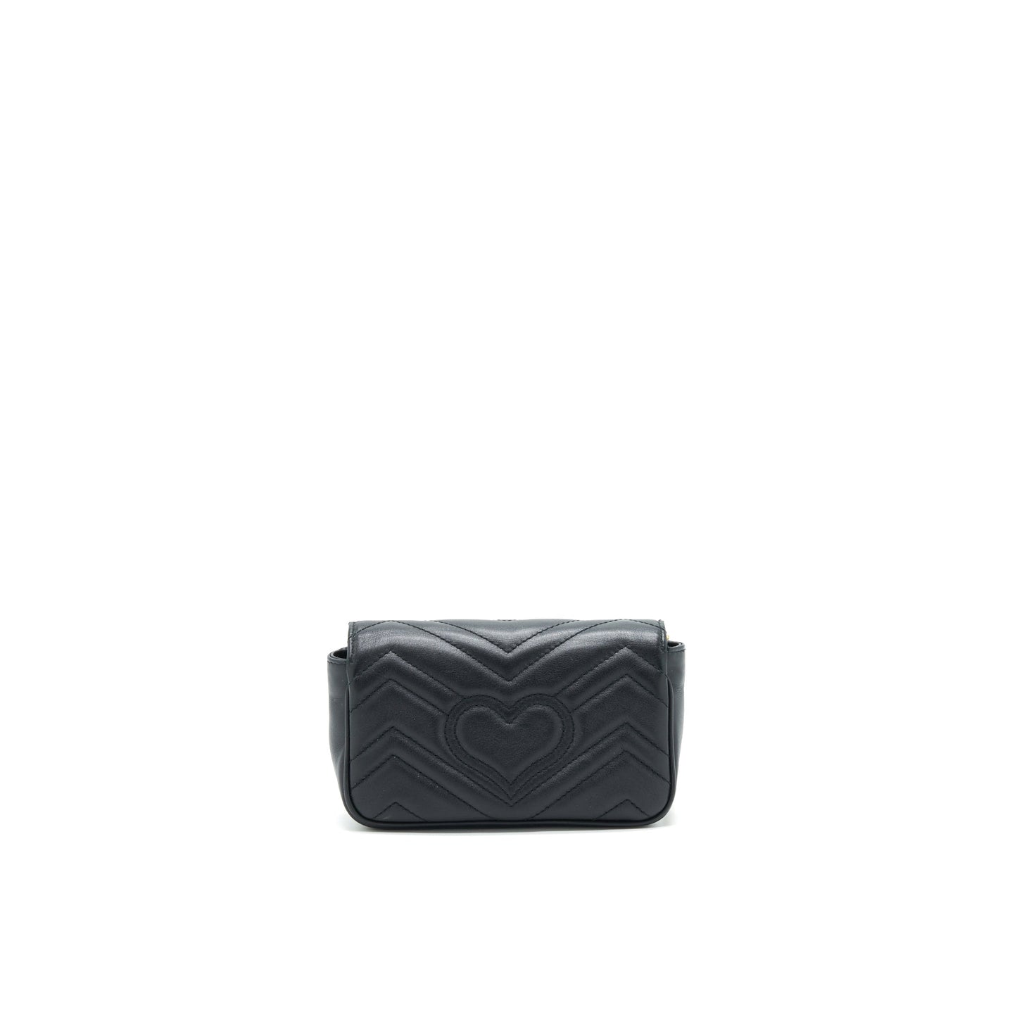 GUCCI GG MARMONT SUPER MINI BLACK