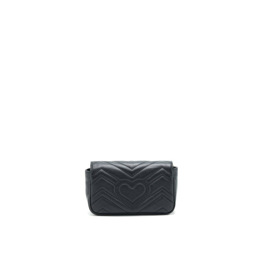 GUCCI GG MARMONT SUPER MINI BLACK