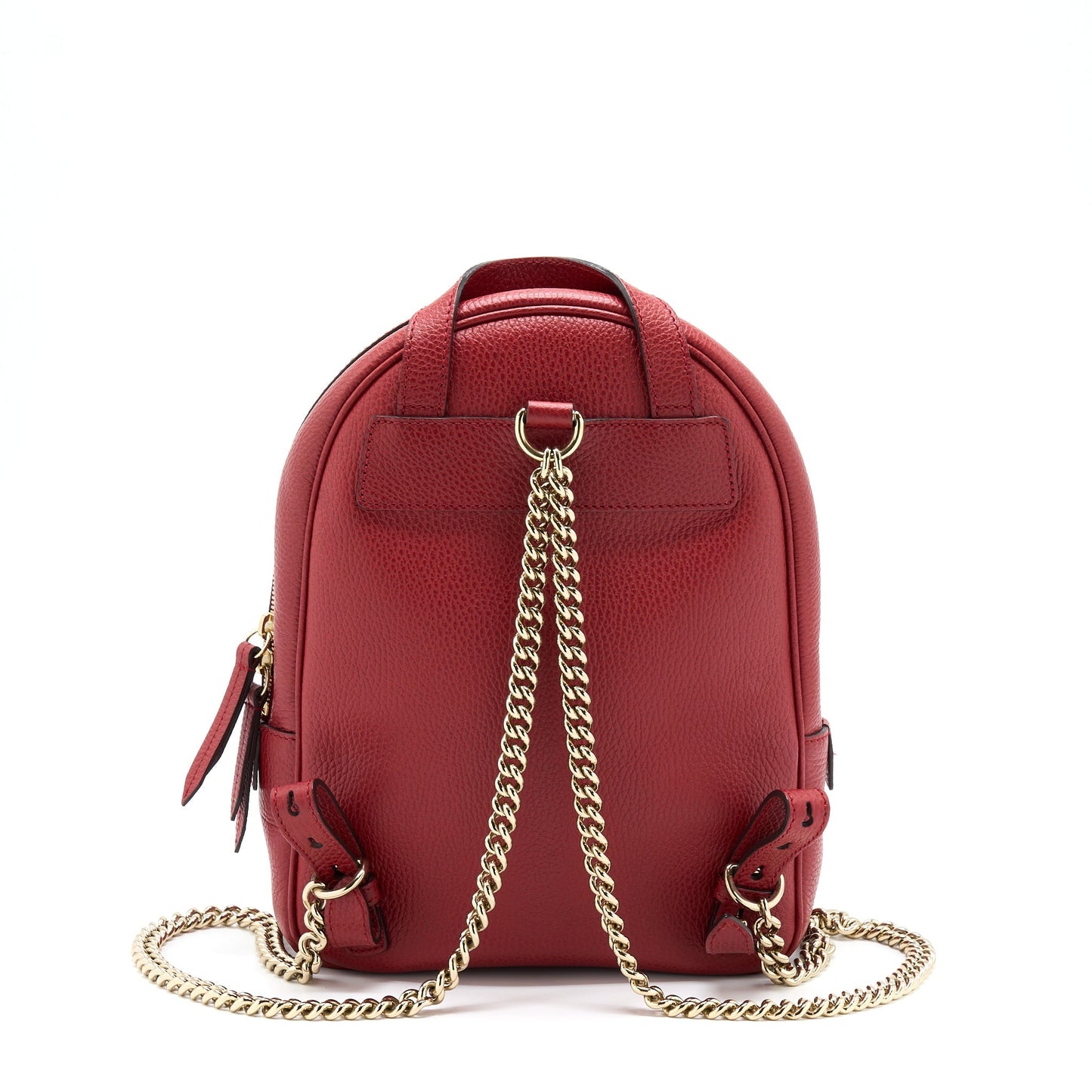 Gucci Soho Chain Backpack Red