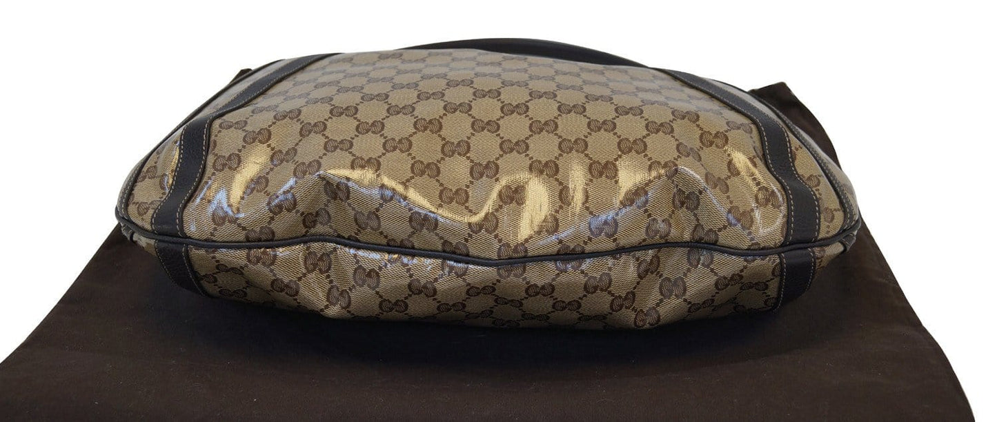 GUCCI GG Coated Canvas Abbey Convertible Shoulder Bag