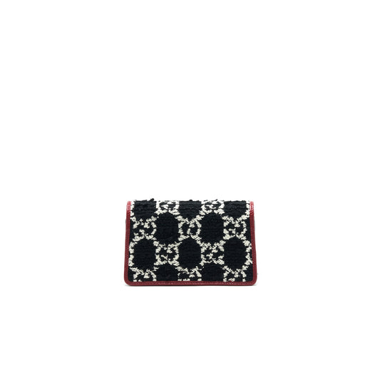 GUCCI Dionysus Super Mini Tweed Crossbody Bag