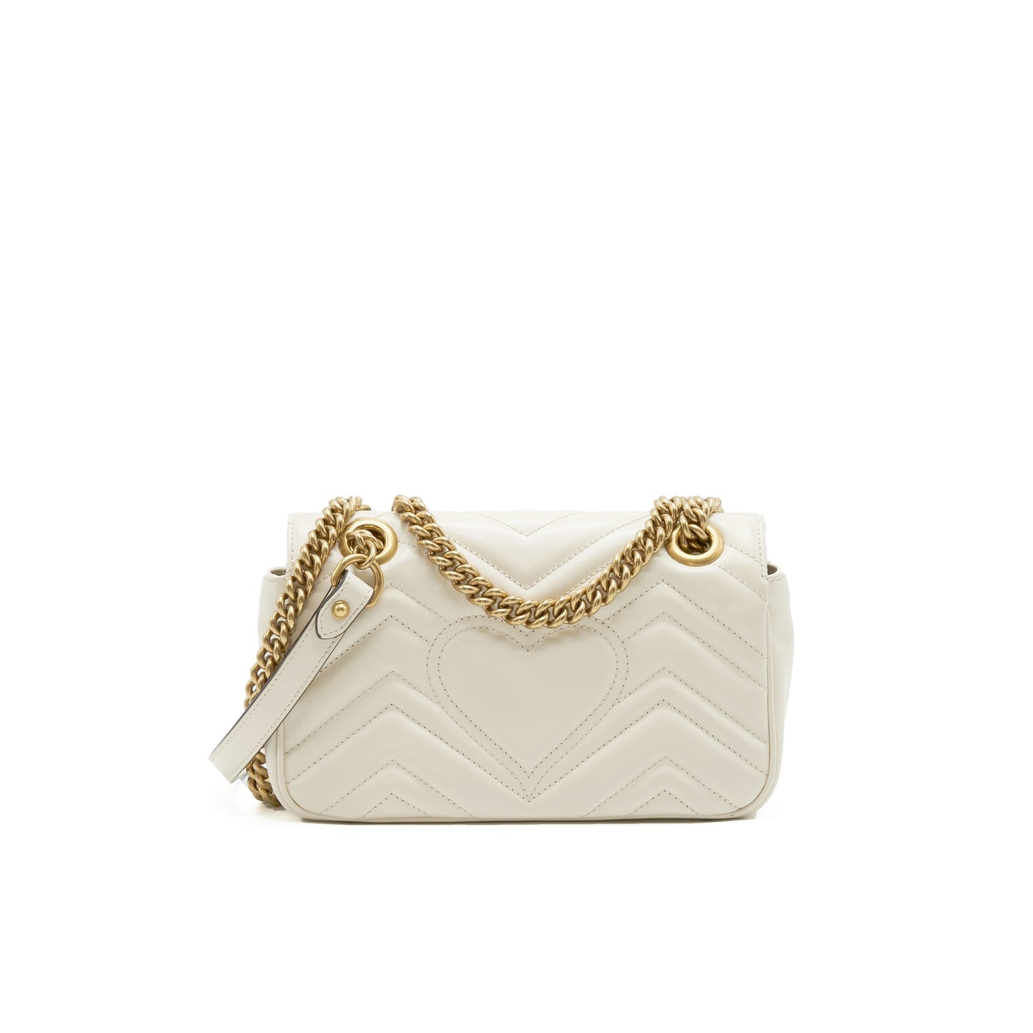 GUCCI GG MINI MARMONT CREAM WHITE