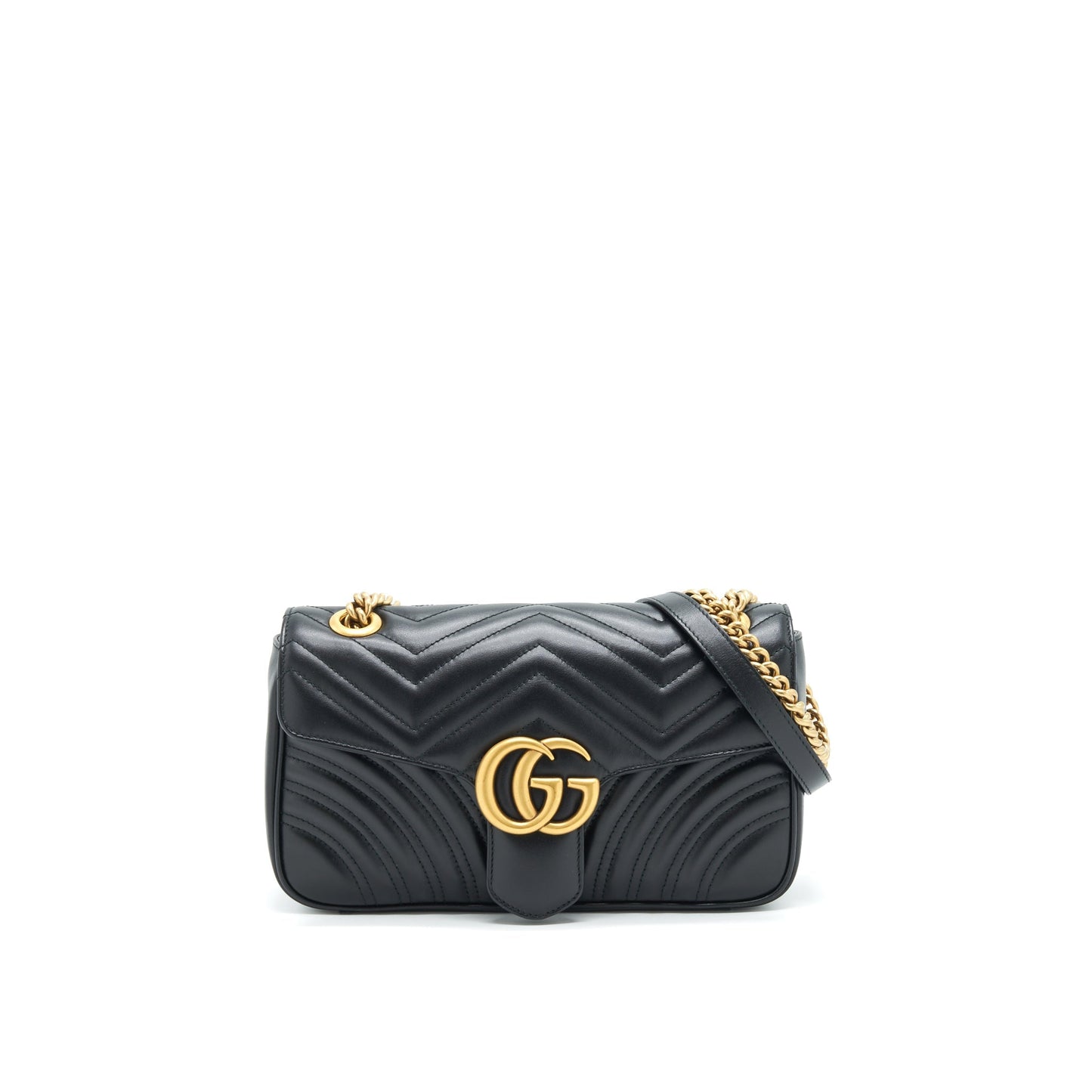 Gucci GG Marmont Shoulder Bag 26cm Black with