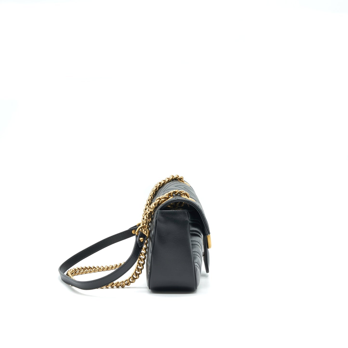Gucci GG Marmont Shoulder Bag 26cm Black with