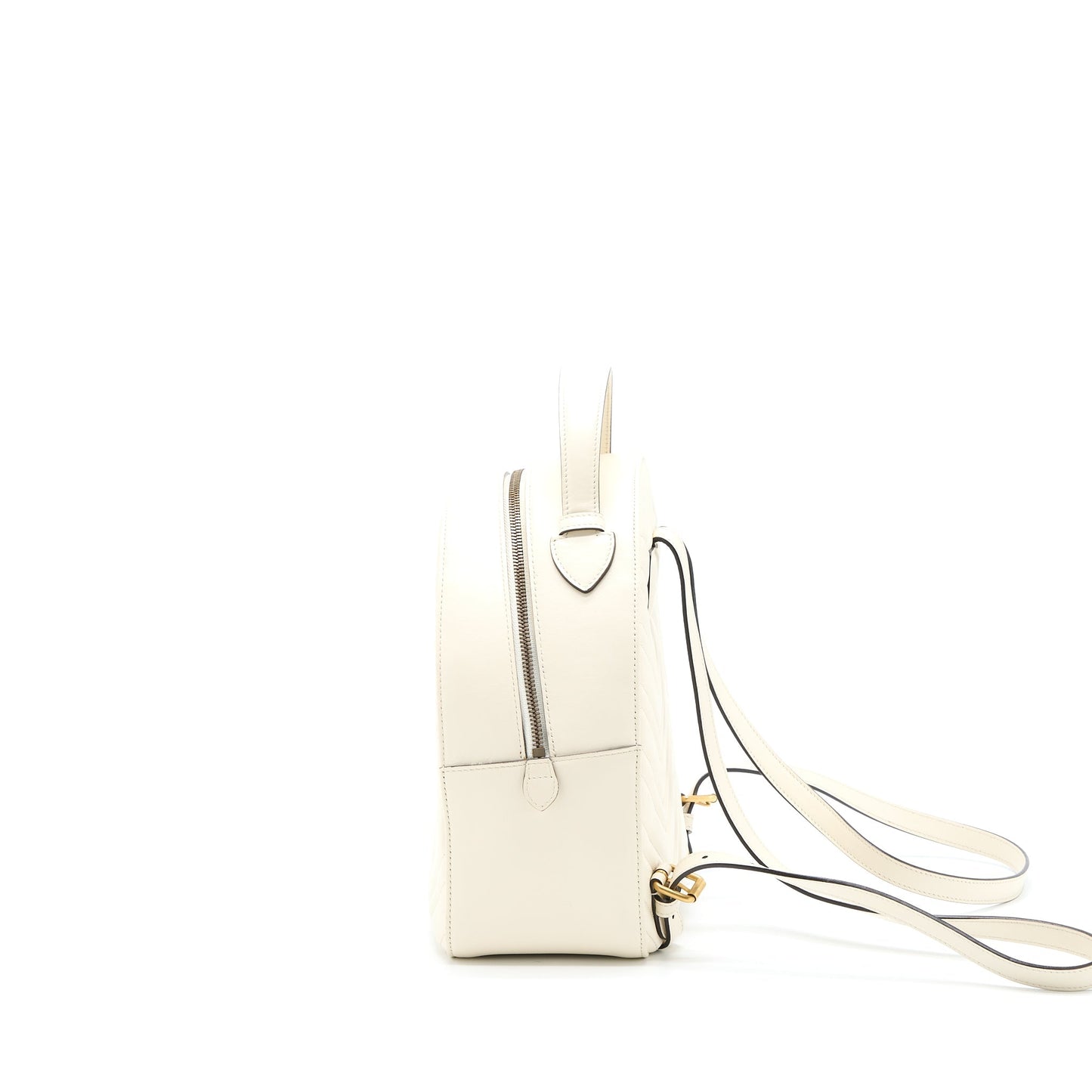 Gucci GG Marmont Backpack Calfskin White