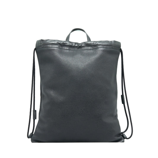 Gucci Logo Printed Drawstring Backpack Black