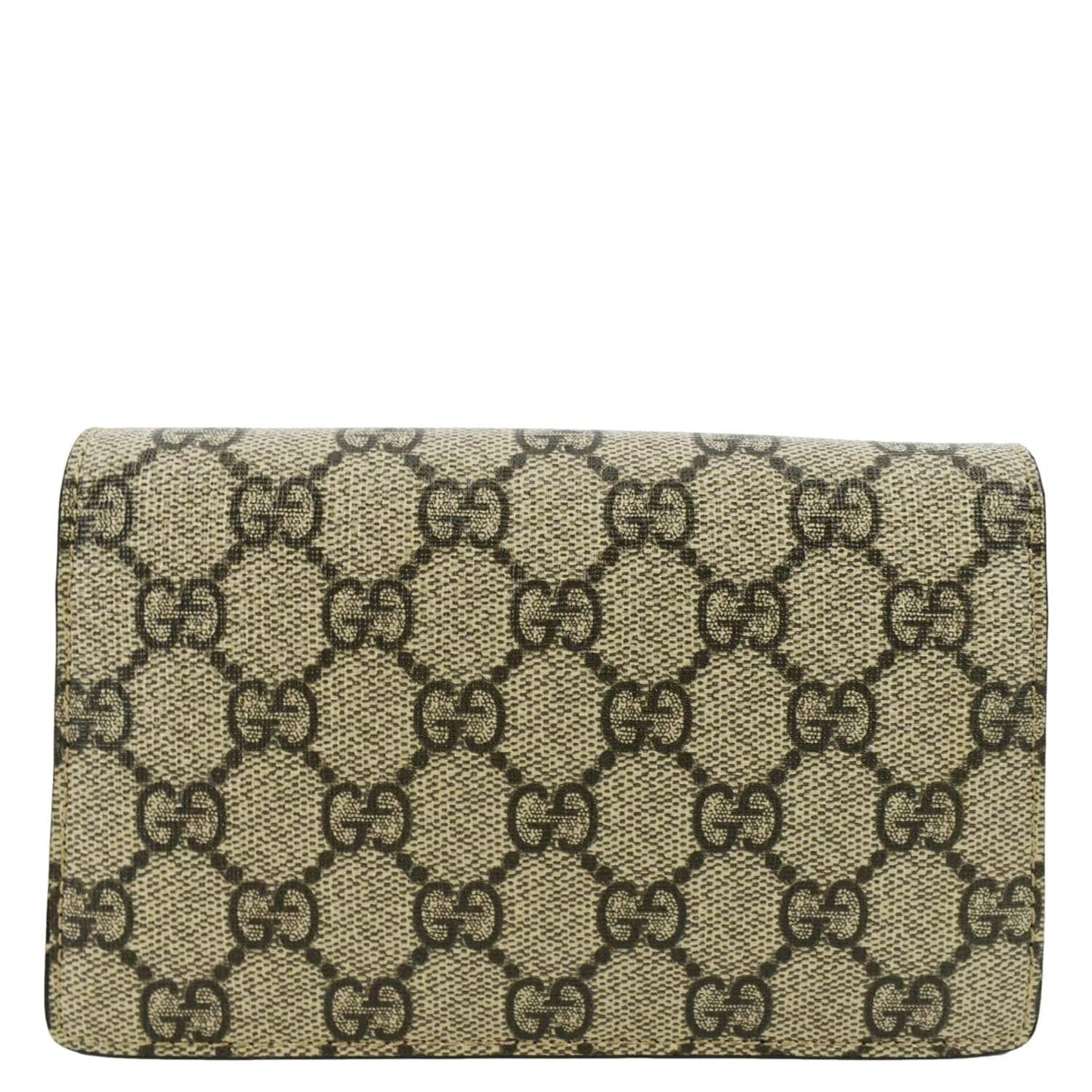 GUCCI Dionysus Super Mini GG Supreme Canvas Crossbody Bag Taupe 476432