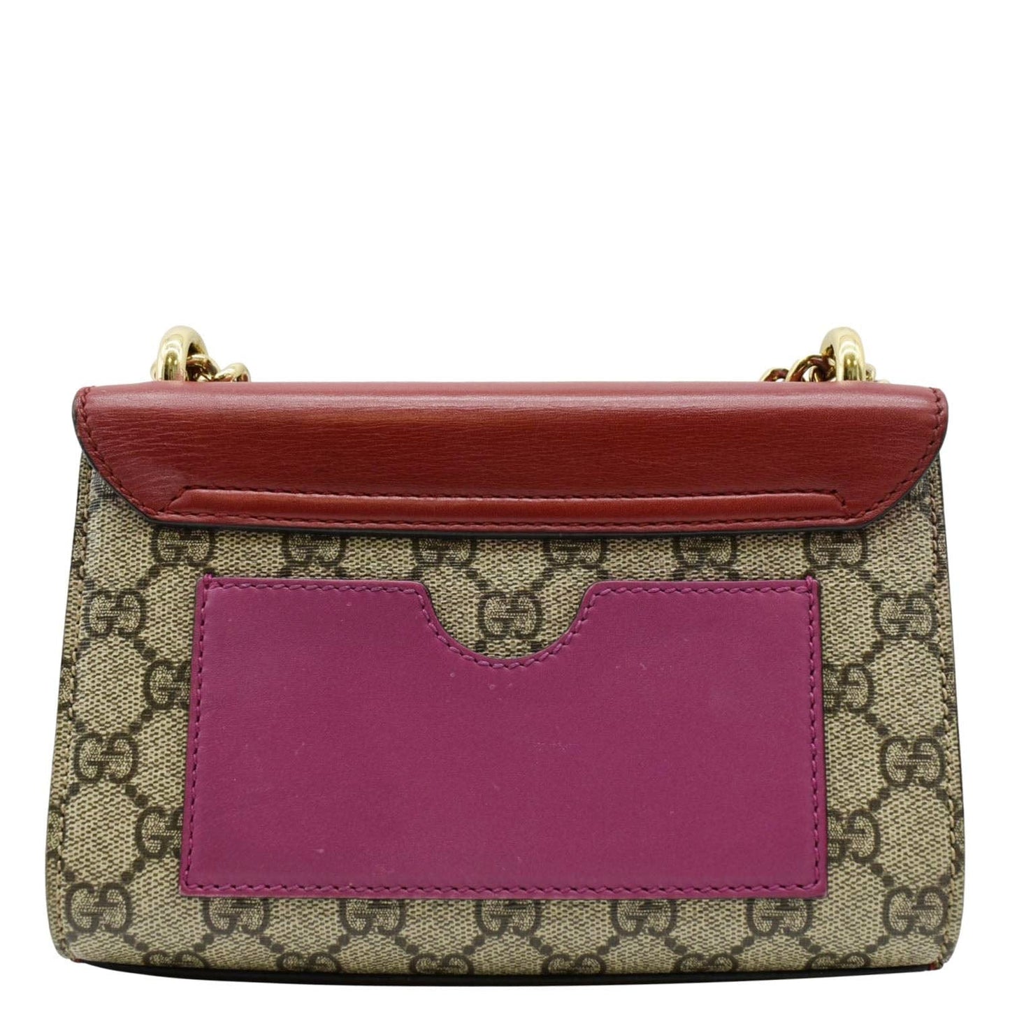 GUCCI Padlock Small GG Supreme Canvas Shoulder Bag Multicolor 409487