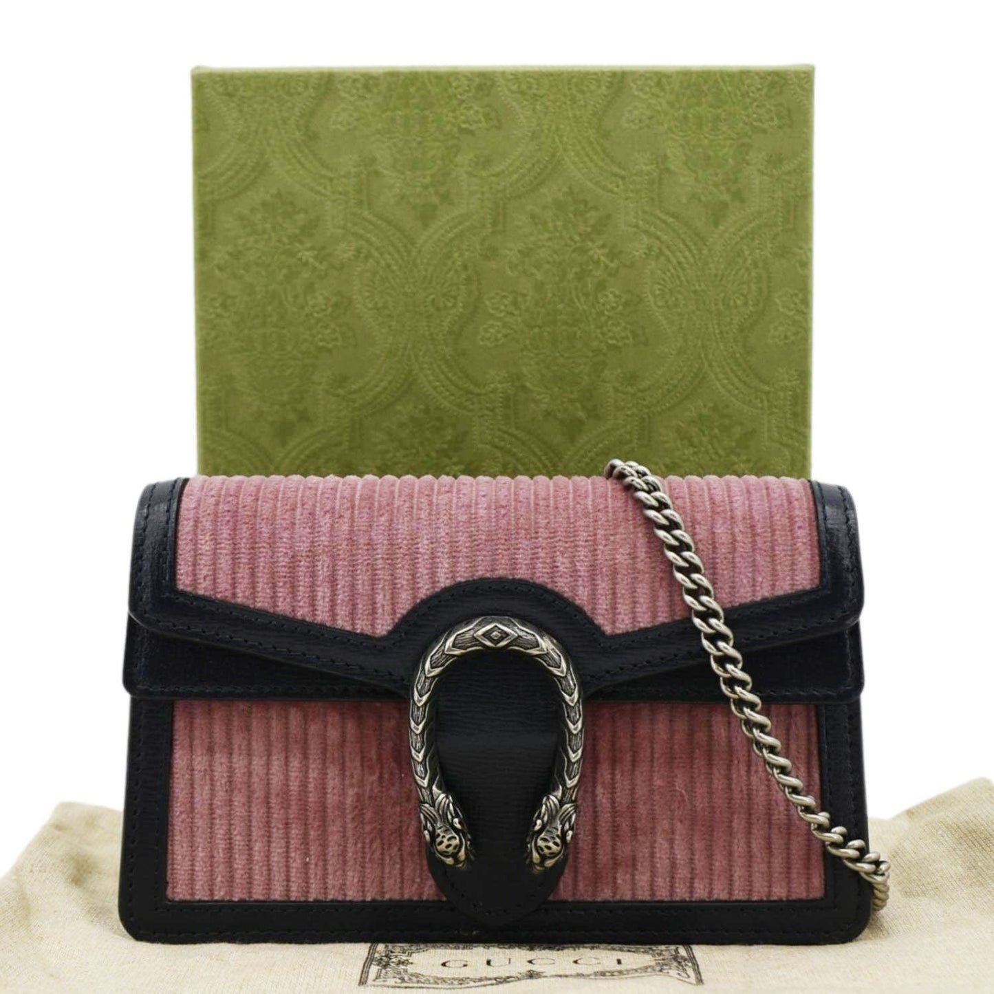 GUCCI Dionysus Mini Corduroy Crossbody Bag Pink 476432