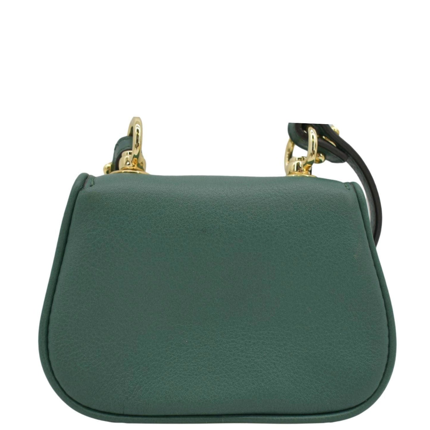 GUCCI Mini Blondie Leather Crossbody Bag Green 698635